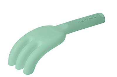 Scrunch: RÂTEAU menthe 20cm, en PP, recyclable, 12m+