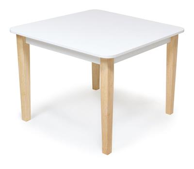 Mentari Meubles pour Enfant: TABLE 59x59xx45,5cm, en bois, en boîte, 3-6a