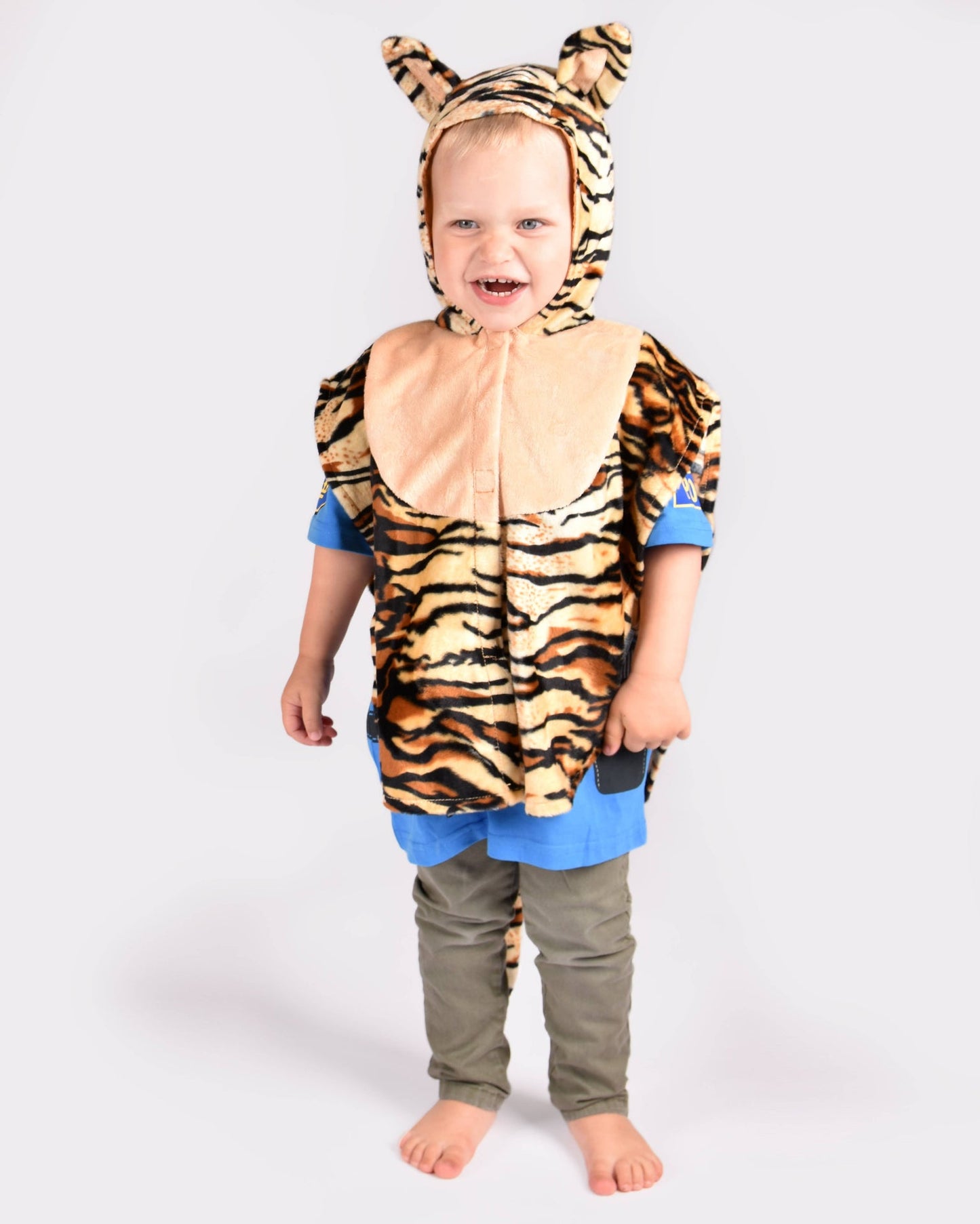 Tiger-Minicap für Kinder von 1 bis 4 Jahren, Größen 86-110