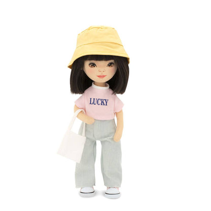 GESCHENKSET: Lilu Jeans Puppe + Schuhe/Accessoires