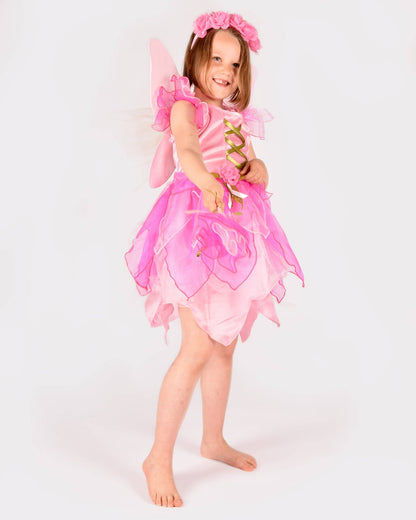 Fairy dress with wings+tiara+wand 122-128 cm 6-8 years