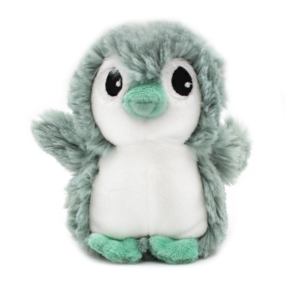 Peluche pingouin Iglou maman et son bébé vert menthe – Les Ptipotos – vue 8