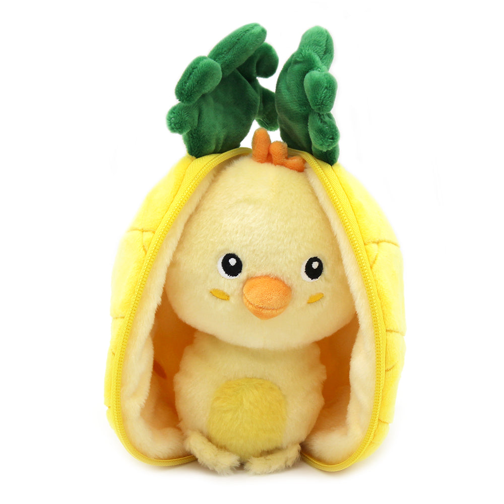 Peluche réversible Nugget le poussin/ananas – Flipetz – vue 6