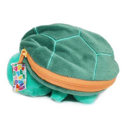Peluche réversible Corvet la tortue/pêche – Flipetz – vue 10