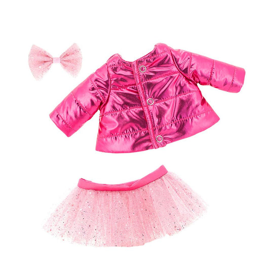 Bekleidungsset: rosa Jacke