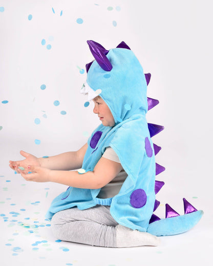 Blue Mini Monster Cape Size 86-110 cm 1-4 years