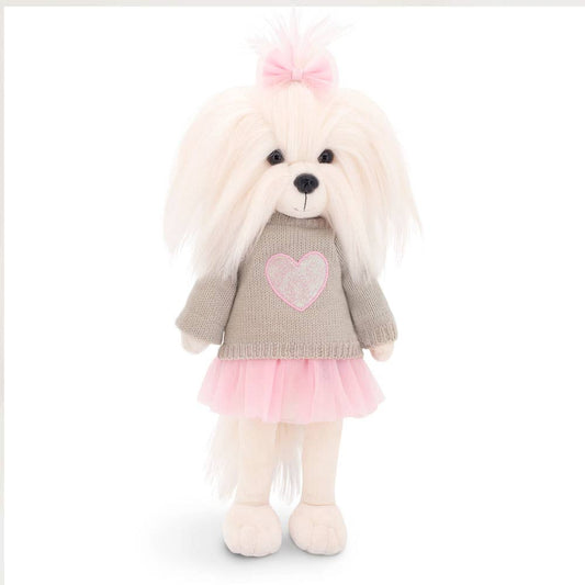 Lucky Mimi Hundepuppe: Rosa Herz - 38 cm