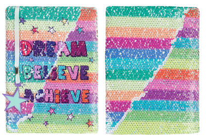 Carnet à sequins – Dream Believe Achieve