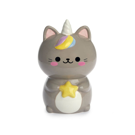 Tirelire Chat Licorne Starry Kawaii