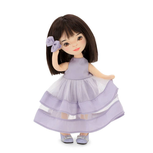 Lilu-Puppe im lila Kleid – 32 cm