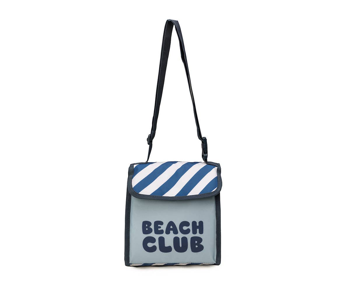 Isolierte Snacktasche "Stripes Blues & Beyond"