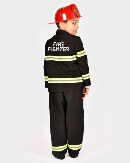 Den Goda Fen Firefighter Costume 4-6 years, size 110-116, 4 pieces