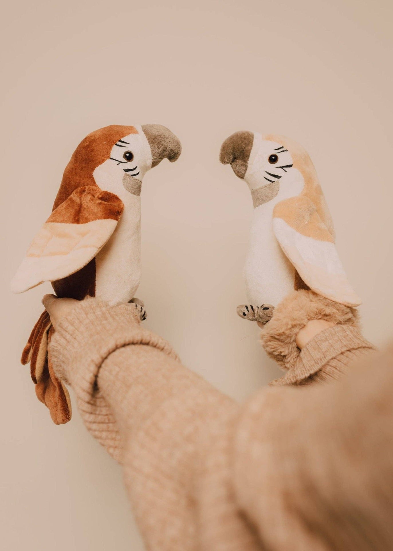 Pierre the Talking Parrot Plush - Nude
