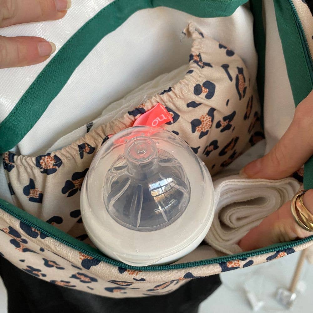 Wickeltasche – Leopardenmuster