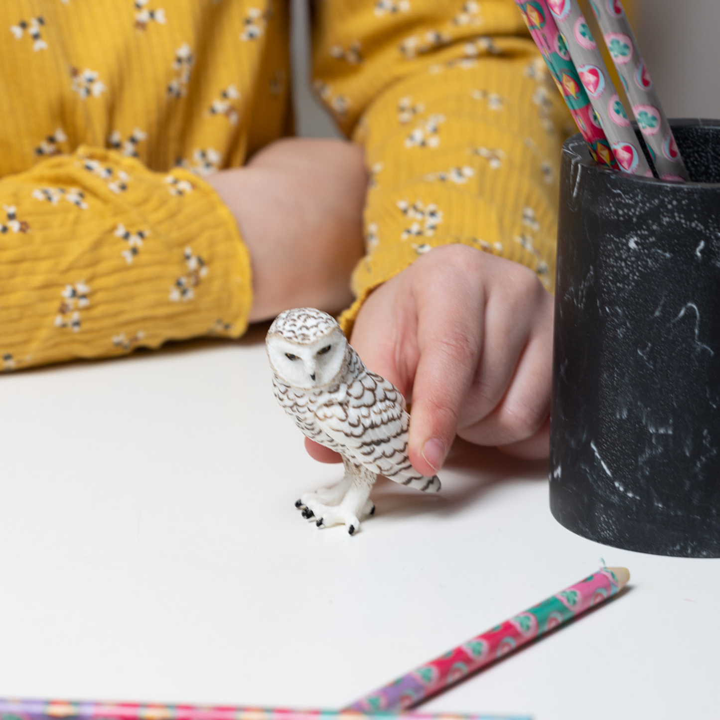 Figurine Harfang des neiges