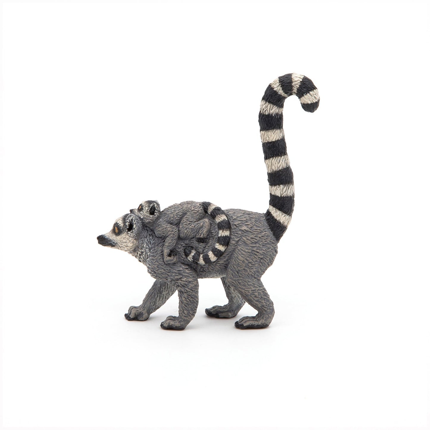 Figurine Lémurien et son bébé Papo - animal sauvage