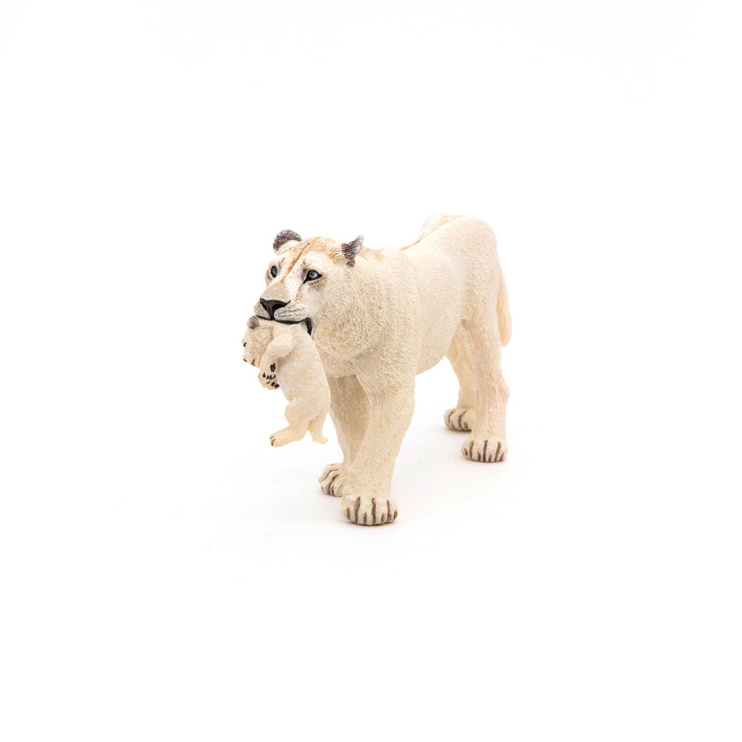 Figurine Lionne blanche avec lionceau