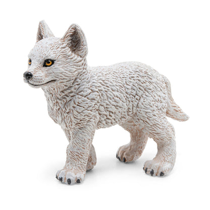 Figurine Jeune loup polaire