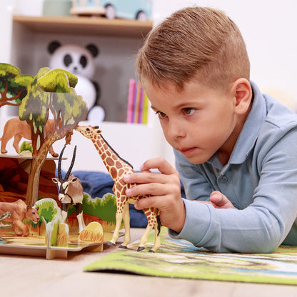 Figurine Girafe tête levée