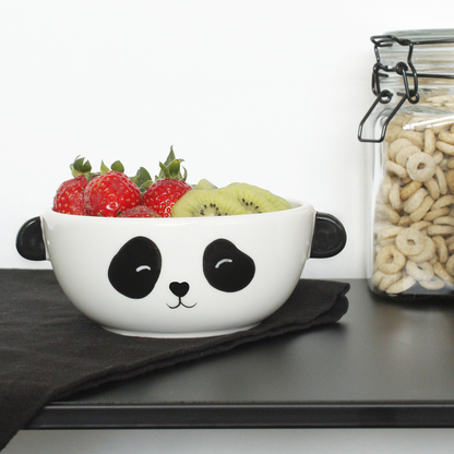 Keramik-Müslischale mit Panda-Motiv
