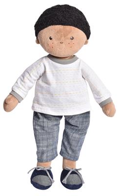 Bonikka: BOY DOLL 35cm / JAYDEN avec peau teintée, en boîte 22x8x42cm, 0+