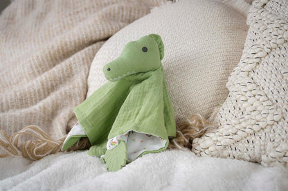 Doudou Crocodile avec Support de Dentition