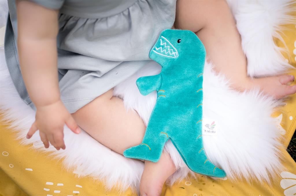 Jouet à Froisser Doudou Dinausore T-Rex