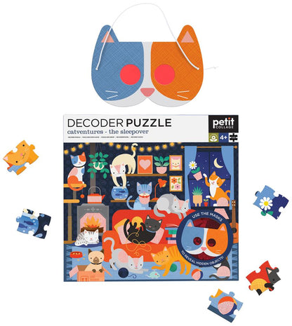 Katzenabenteuer-Puzzle