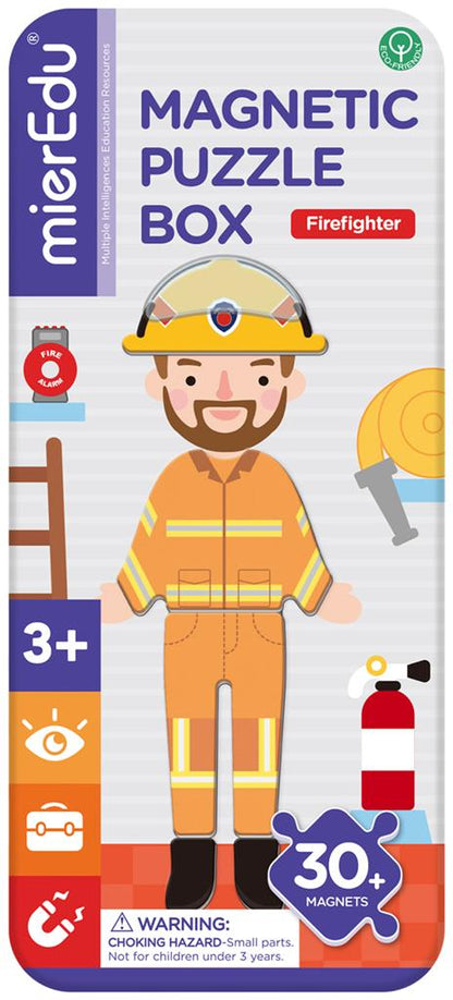 Boîte De Puzzle Magnétique - Pompier
