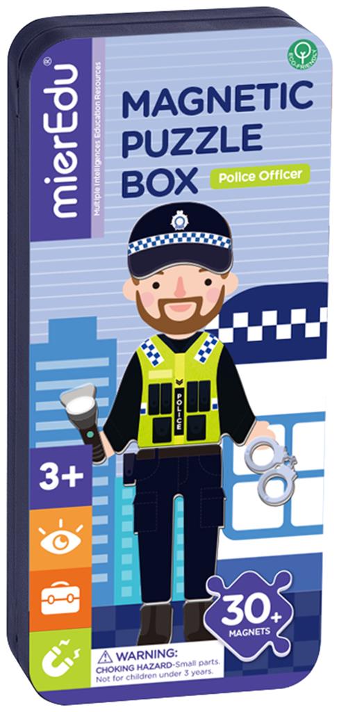 Boîte De Puzzle Magnétique - Officier de Police