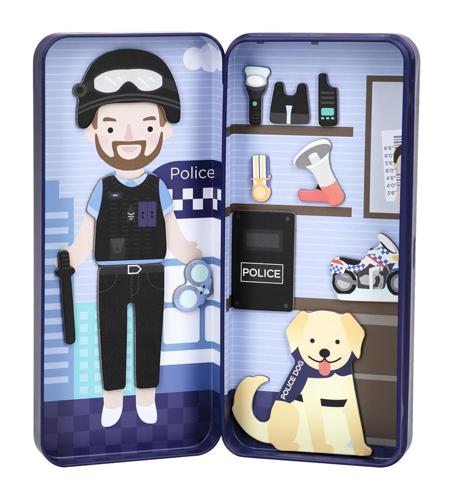 Magnetic Puzzle Box - Police Officer