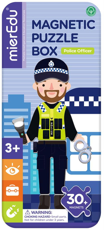 Magnetic Puzzle Box - Police Officer