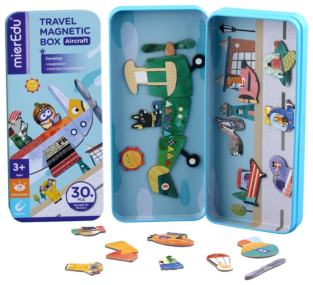 Boîte De Puzzle Magnétique - Avions