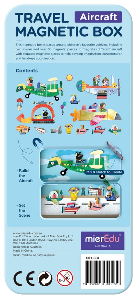 Boîte De Puzzle Magnétique - Avions