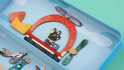 Boîte De Puzzle Magnétique - Avions