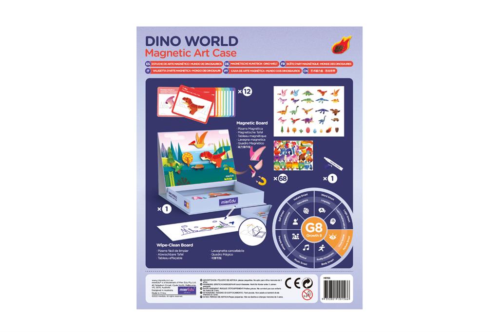 Magnetic Book - The World of Dinosaurs