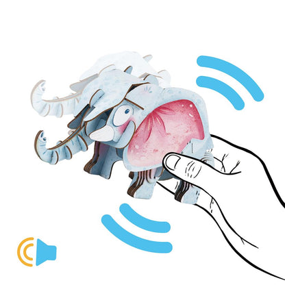 Puzzle 3D Construction - Eléphant D'Afrique