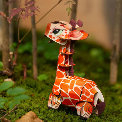 3D Puzzle Construction - Giraffe