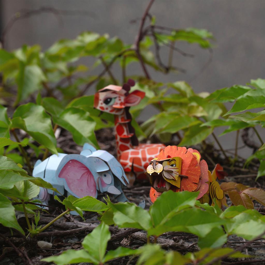 3D Puzzle Construction - Giraffe