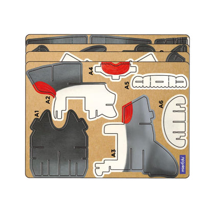 Puzzle 3D Construction - Requin