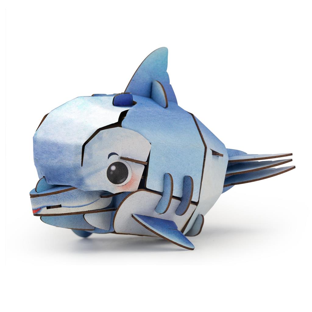3D Construction Puzzle - Dolphin