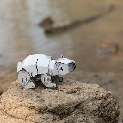3D Construction Puzzle - Polar Bear