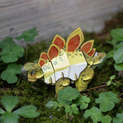 3D Puzzle Construction - Stegosaurus