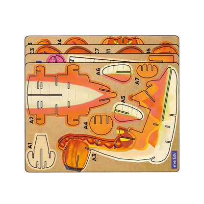 3D Puzzle Construction - Brachiosaurus