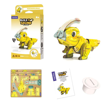 3D Puzzle Konstruktion - Parasaurolophus