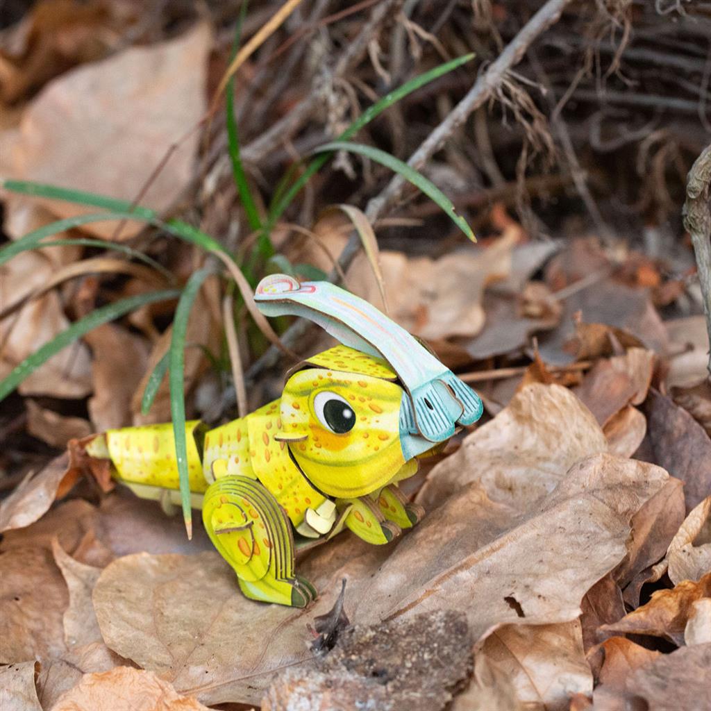 3D Puzzle Konstruktion - Parasaurolophus