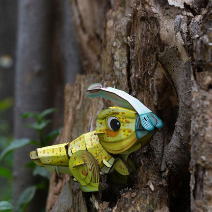 3D Puzzle Konstruktion - Parasaurolophus