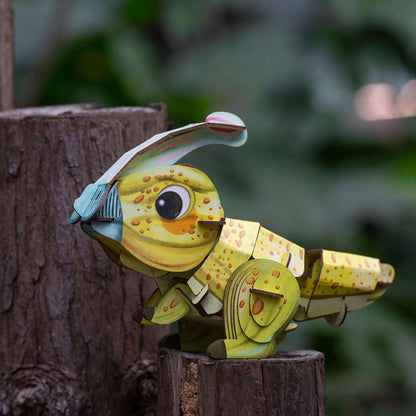 3D Puzzle Konstruktion - Parasaurolophus