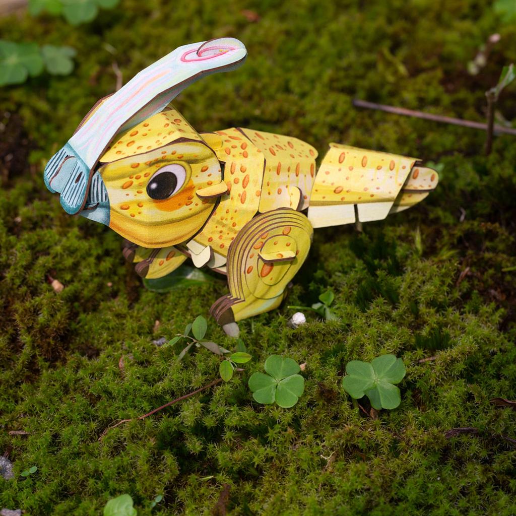 3D Puzzle Konstruktion - Parasaurolophus