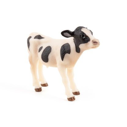 Figurine Veau noir et blanc